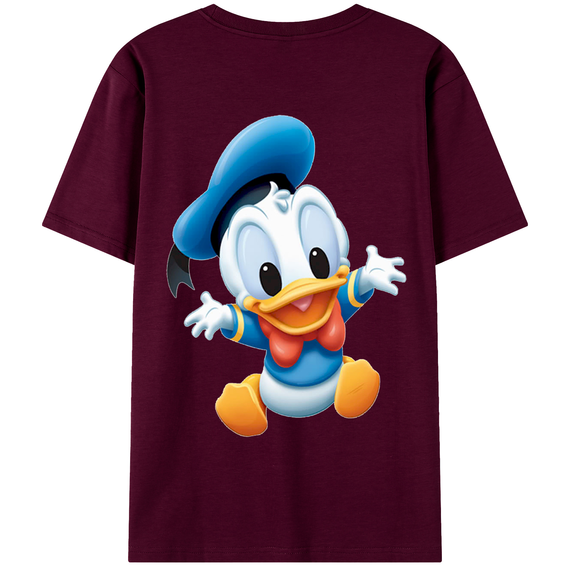 （画像用） ミッキーマウス Mickey Mouse レディース半袖Tシャツ(バックプリント)